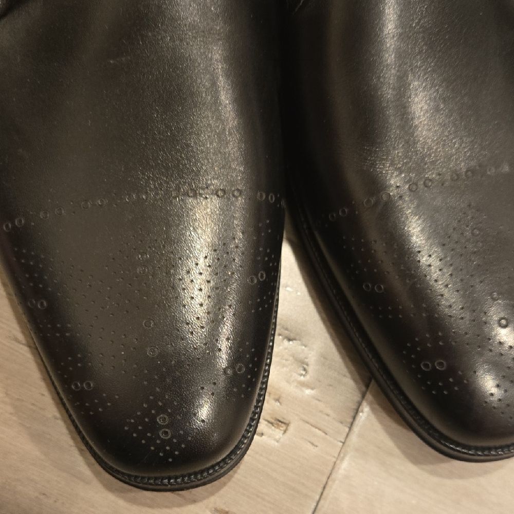 Boss Men's Classic Black Oxfords - Picture 4 of 4